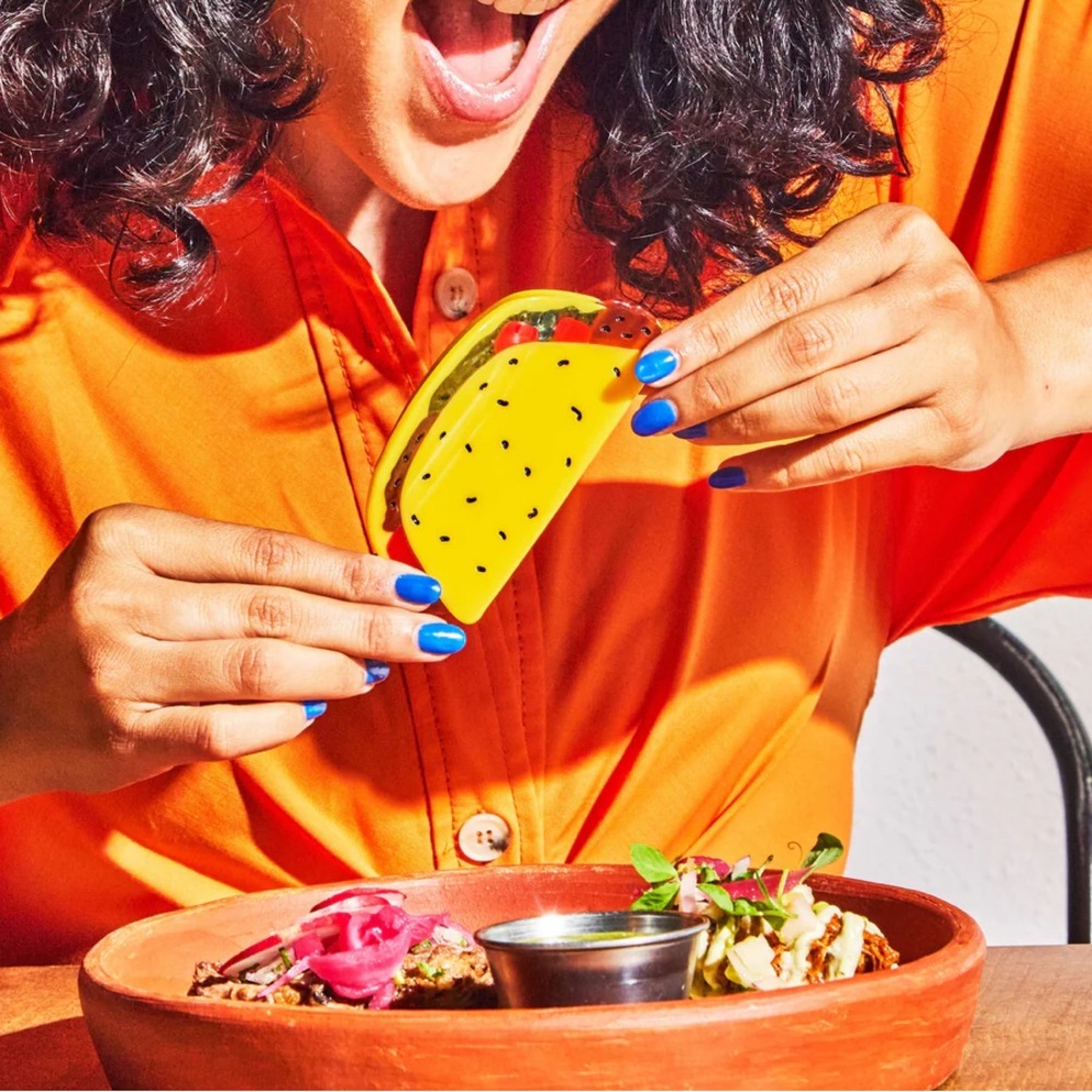 NWT 🌮🌶️ Piper K Hot Sauce and Taco Hair Clips - Picture 2 of 16
